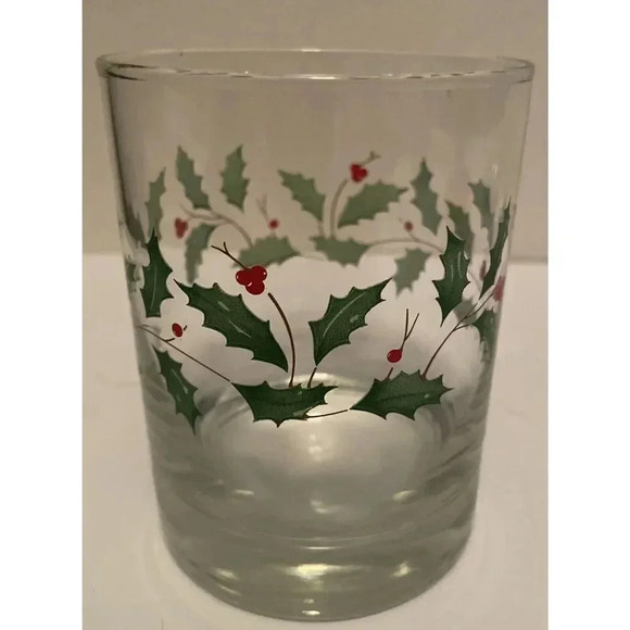 Lenox Holiday Old Fashioned Glass  4 1/8” H‎ x 3 1/4”W - Picture 4 of 7